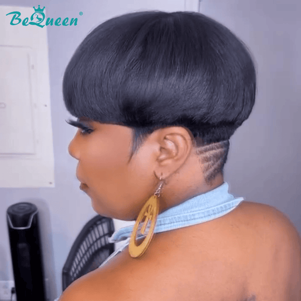 overseas TOPPER & MOHAWK Bequeen 1B/Brown Cute Mushroom Styled Easy-wear Topper