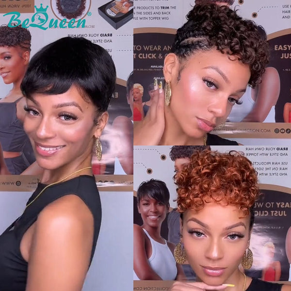 overseas TOPPER & MOHAWK Bequeen Fashion Machine Made Topper