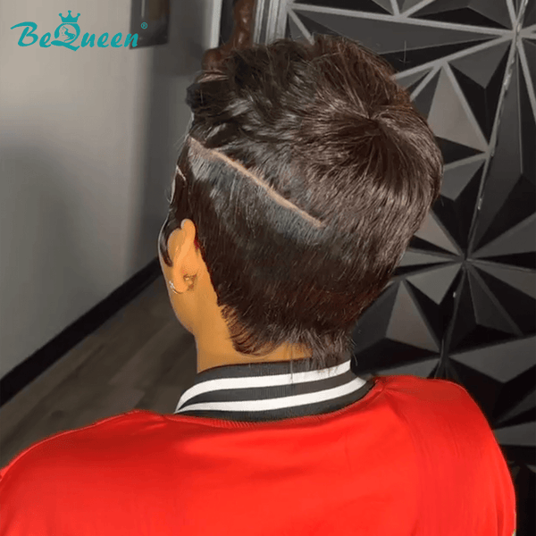 overseas PIXIE WIGS Bequeen Highlight Blonde Short Cut Pixie Wig