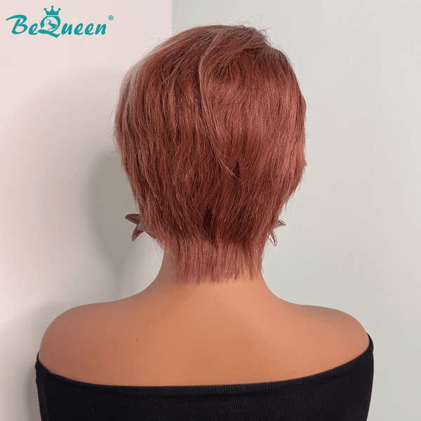 overseas PIXIE WIGS Bequeen Honey Blonde Balayage Pixie Wig
