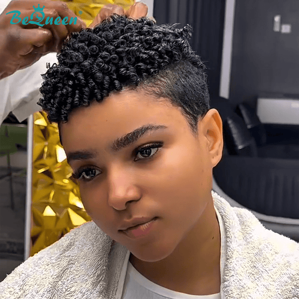 overseas TOPPER & MOHAWK Bequeen Machine Made 1B Short Cut Fashion Wig