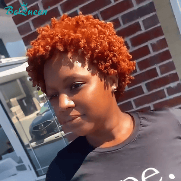 overseas PIXIE WIGS Bequeen Vibrant Afro Style Pixie Wig