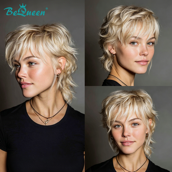 Bequeen 613 Wave Broken Style Short Cut Wig
