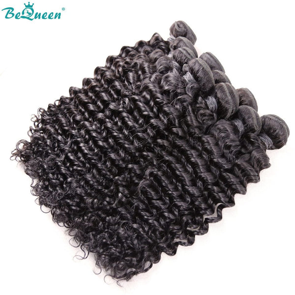 BeQueenWig 10A Brazilian Raw Virgin Hair BEQUEEN 10A Deep Wave Virgin Hair Weave 100% Human Hair Extensions