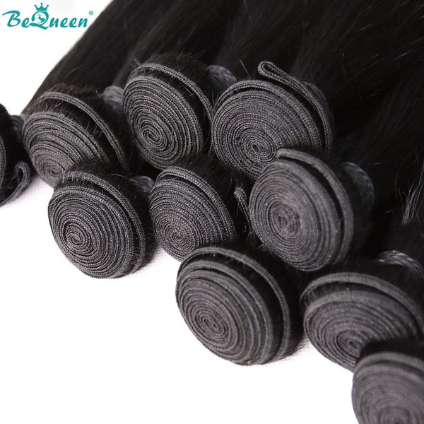 BeQueenWig 10A Brazilian Raw Virgin Hair BEQUEEN 10A Straight Virgin Hair Weave 100% Human Hair Extensions