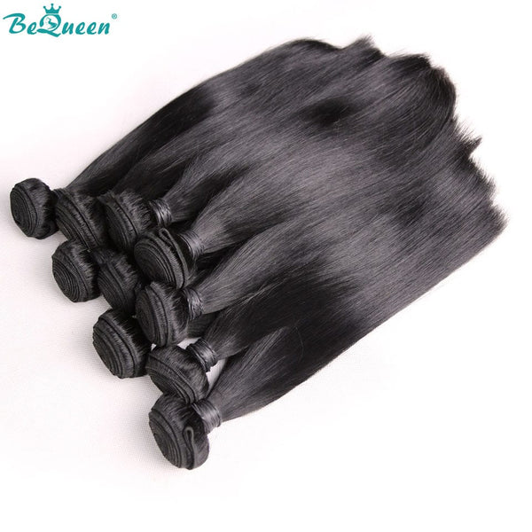 BeQueenWig 10A Brazilian Raw Virgin Hair BEQUEEN 10A Straight Virgin Hair Weave 100% Human Hair Extensions