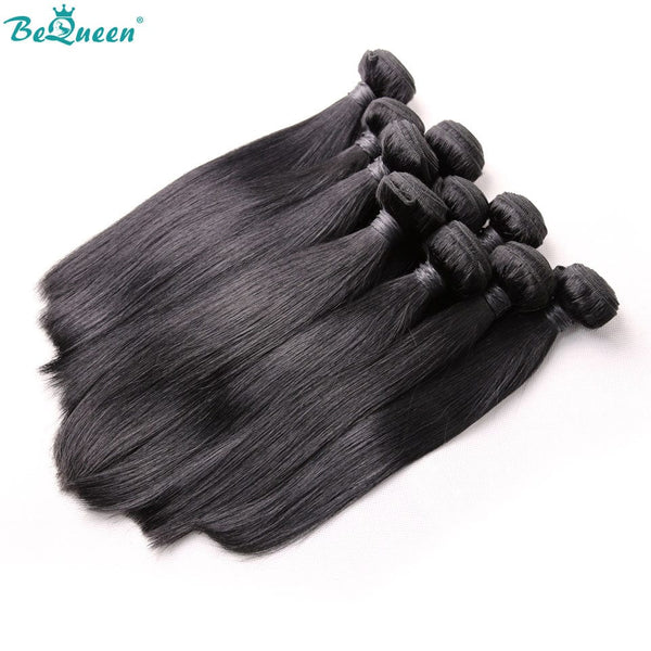 BeQueenWig 10A Brazilian Raw Virgin Hair BEQUEEN 10A Straight Virgin Hair Weave 100% Human Hair Extensions
