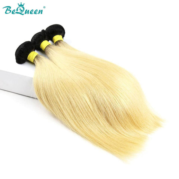 BeQueenWig Color Hair Bundles BEQUEEN 12A 3Pcs 1B613 Straight Best Virgin Human Hair Bundles