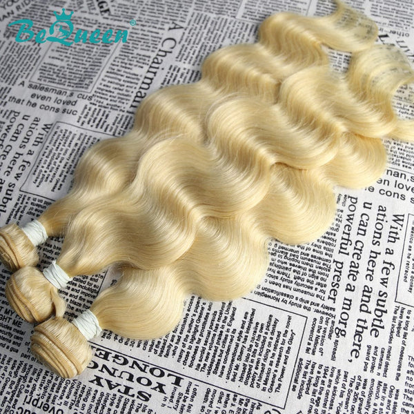 BeQueenWig Color Hair Bundles BEQUEEN 12A 3Pcs 613 Body Wave Best Virgin Human Hair Bundles