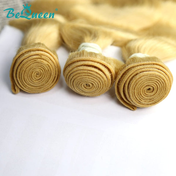 BeQueenWig Color Hair Bundles BEQUEEN 12A 3Pcs 613 Body Wave Best Virgin Human Hair Bundles