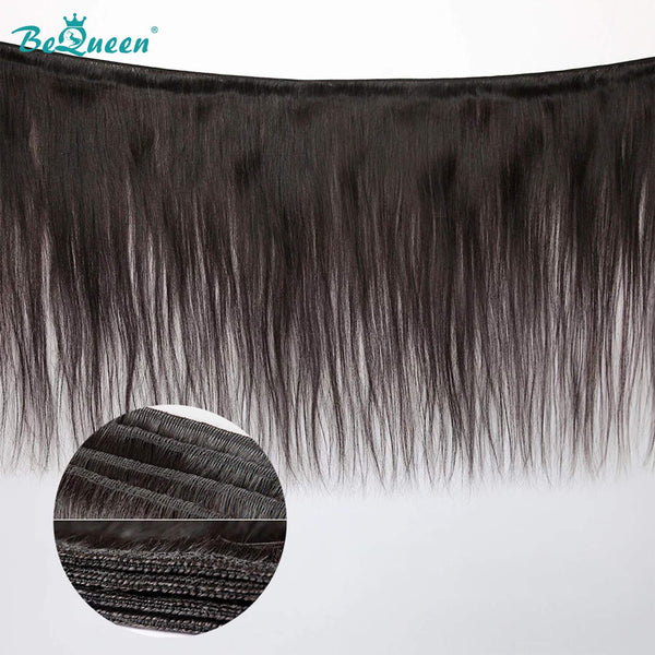 BeQueenWig BEQUEEN 1Pc Straight Best Virgin Human Hair Bundles