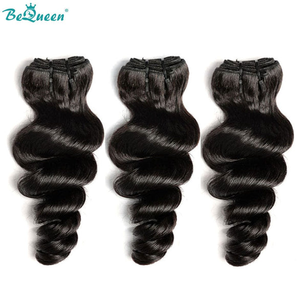 BeQueenWig 10A Hair Bundles BEQUEEN 3Pcs Loose Wave Best Virgin Human Hair Bundles