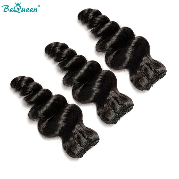 BeQueenWig 10A Hair Bundles BEQUEEN 3Pcs Loose Wave Best Virgin Human Hair Bundles