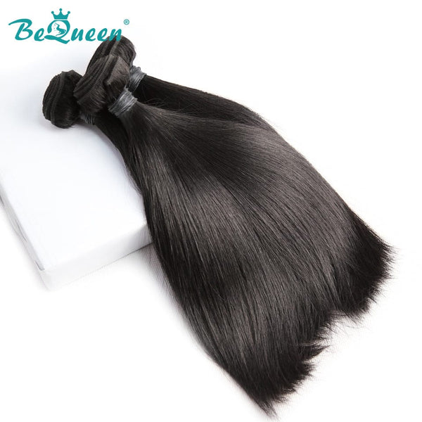 BeQueenWig 10A Hair Bundles BEQUEEN 3Pcs Straight Best Virgin Human Hair Bundles