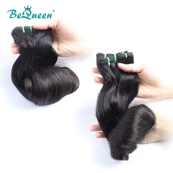 BeQueenWig Double Drawn Hair BEQUEEN Double Drawn 100% Virgin Hair Egg Curl Fumi Hair