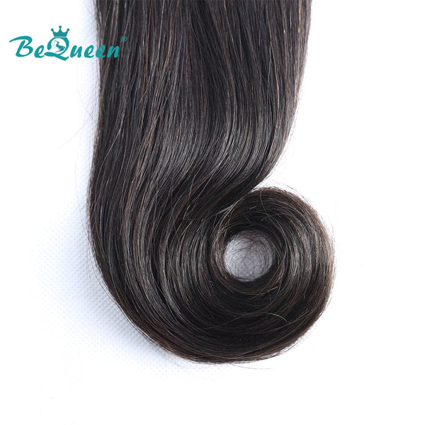 BeQueenWig Double Drawn Hair BEQUEEN Double Drawn 100% Virgin Hair Fumi Hook Straight Hair Weave