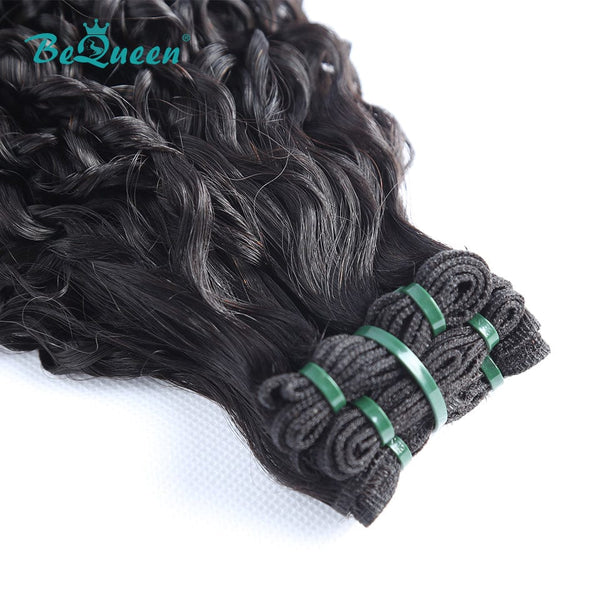 BeQueenWig Double Drawn Hair BEQUEEN Double Drawn 100% Virgin Hair Fumi Water Wave Hair Weave