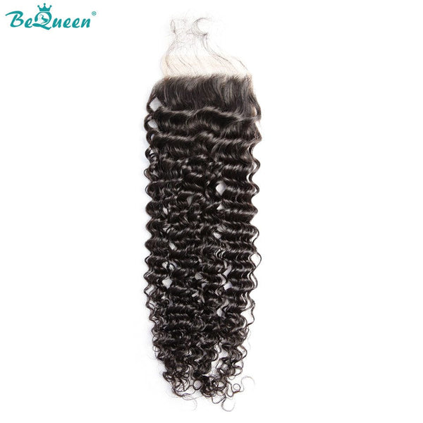 BeQueenWig BEQUUEN 100% Virgin Hair Curly Wave HD 4x4/ 5x5 Lace Closure