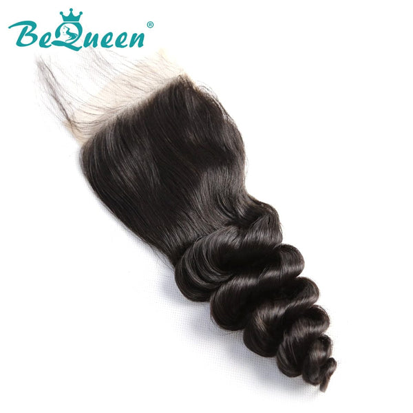BeQueenWig BEQUUEN 100% Virgin Hair Loose Wave HD 4x4/ 5x5 Lace Closure