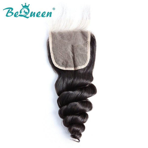 BeQueenWig BEQUUEN 100% Virgin Hair Loose Wave HD 4x4/ 5x5 Lace Closure