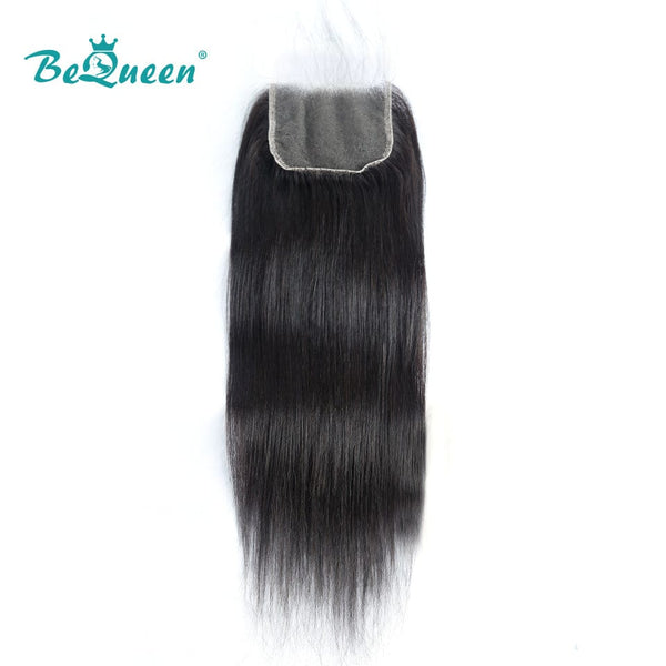 BeQueenWig BEQUUEN 100% Virgin Hair Straight HD 4x4/ 5x5 Lace Closure
