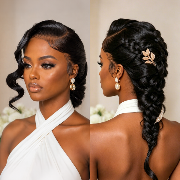 Bequeen Royal Spine Wedding Wig