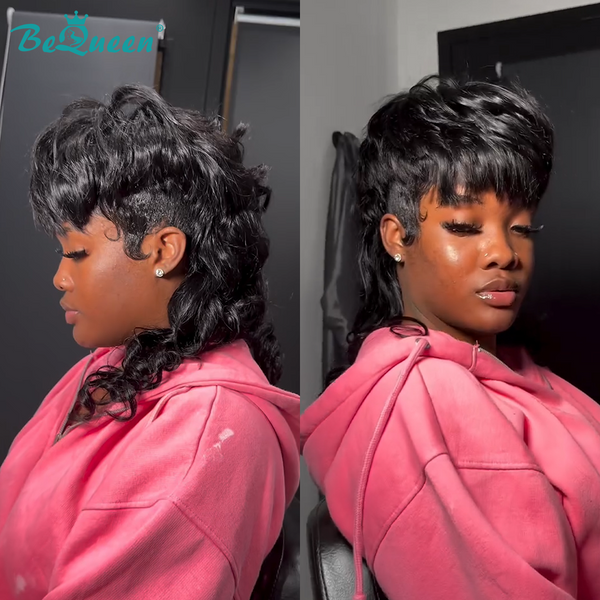 Bequeen 1B Natural Wave Mohawk Style