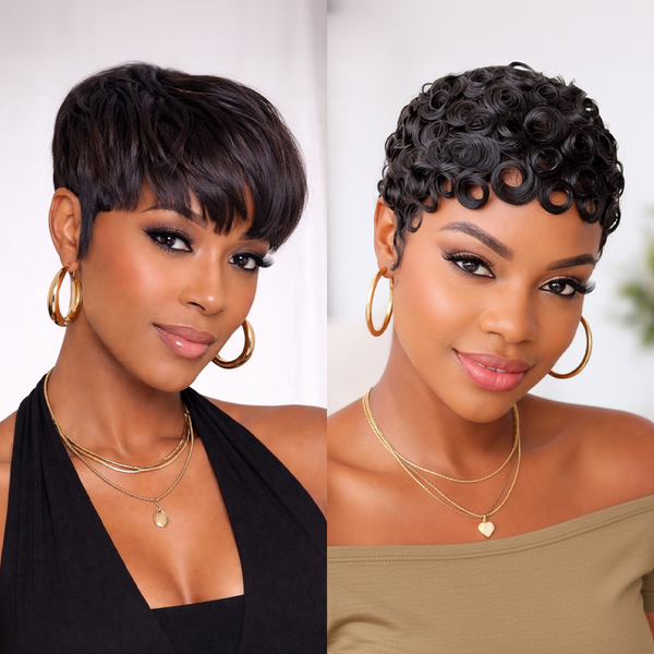 Bequeen Machine Made Fashion Short Wig