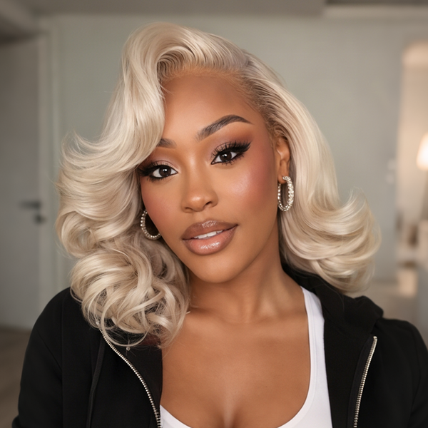 Bequeen 13X4 Lace Wave Customized Bob Wig