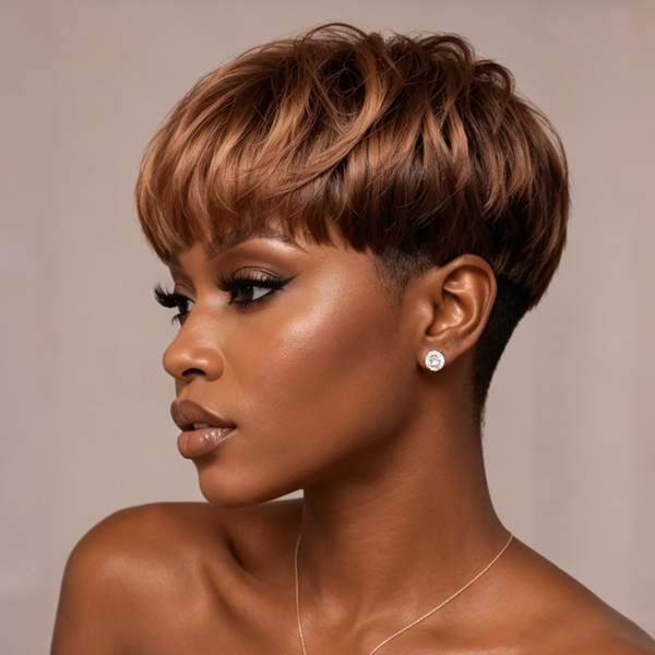 Bequeen Brown Cute Mushroom Styled Easy-wear Topper