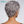 Bequeen Salt&Pepper Natural Wave Short Cut Frontal Lace Wig