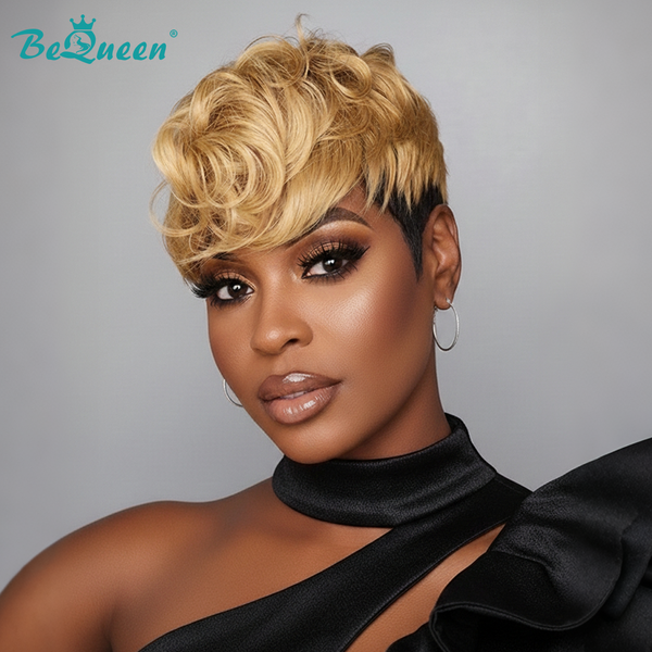 Bequeen Fashion Golden Wave Machine Made Topper