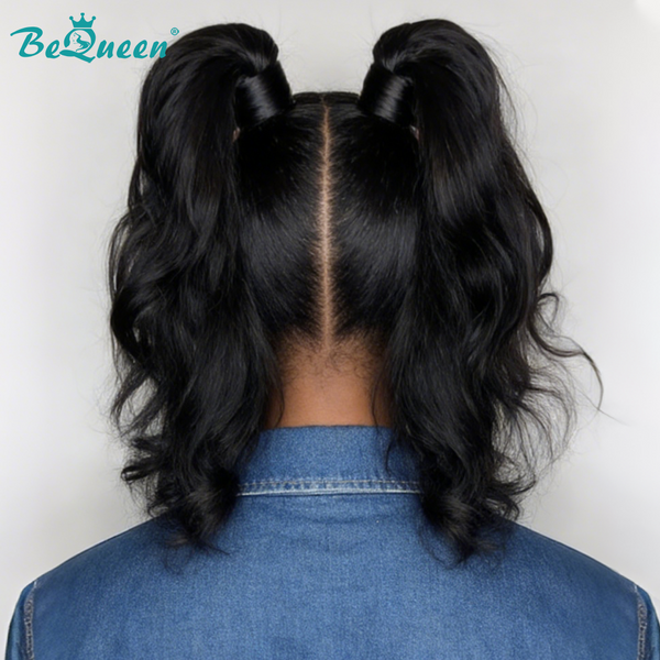 Bequeen Vintage 1B 2 Ponytails Braid Wig