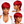 Bequeen Short 99J Mullet Glueless Wig