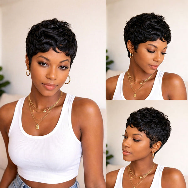 Bequeen Pixie Cut Wig Special Style
