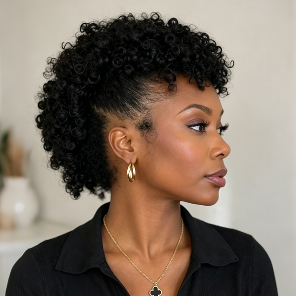 Bequeen Mohawk Partial Topper (Not A Wig)