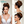Bequeen Voluminous Jet Black Mixed Brown Retro Updo Wedding Wig
