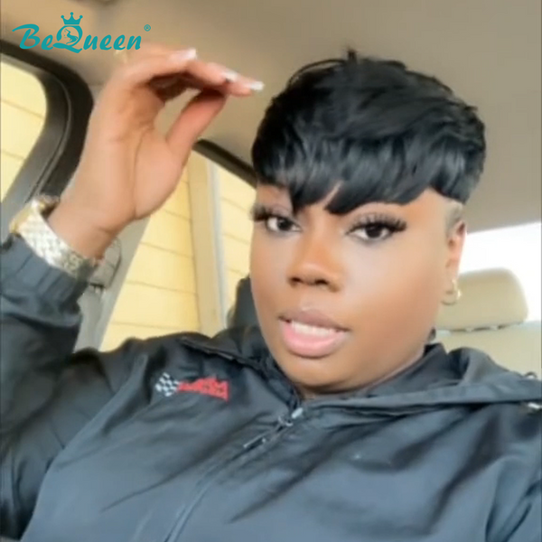 Bequeen Machine Made Natrual Black Topper-1