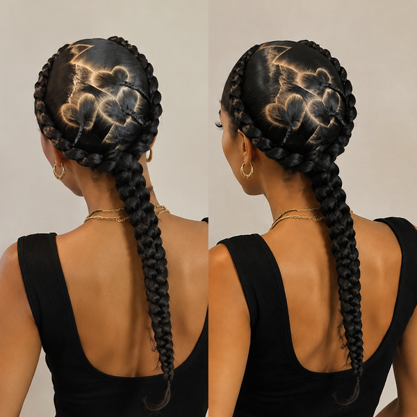 Bequeen Cute Full Lace 100% Human Hair Braid-1