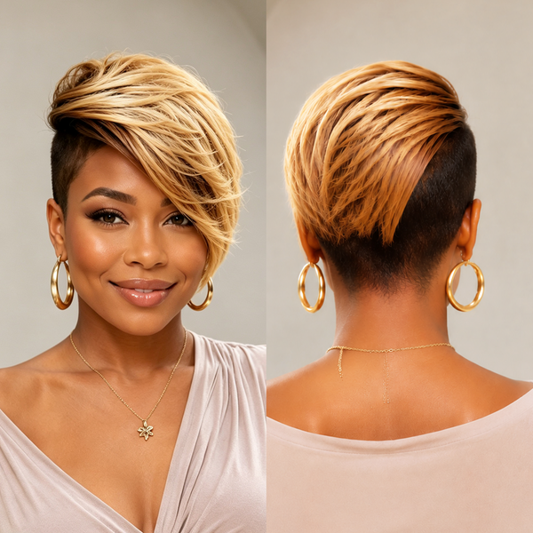 Bequeen 613 Blonde Machine Made Topper-1