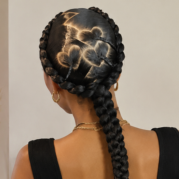 Bequeen Cute Full Lace 100% Human Hair Braid-1