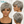 Bequeen Salt & Pepper Straight Style Short Cut Pixie Wig