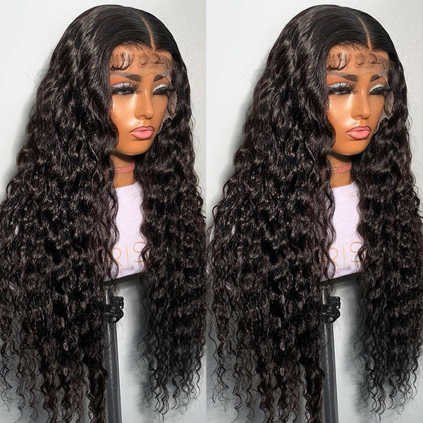 BEQUEEN Raw Hair Curly Wave 13X6 Lace Frontal Wig 100% Human Hair Wig BeQueenWig