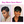 Bequeen Pixie Cut Brown Color Machine Made Wig