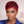 BeQueen 5X5 Highlight Red Pixie Short Wig For Black Woman