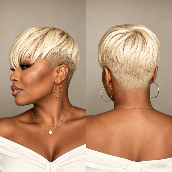 Bequeen All Blonde Machine Made Put and Go Topper