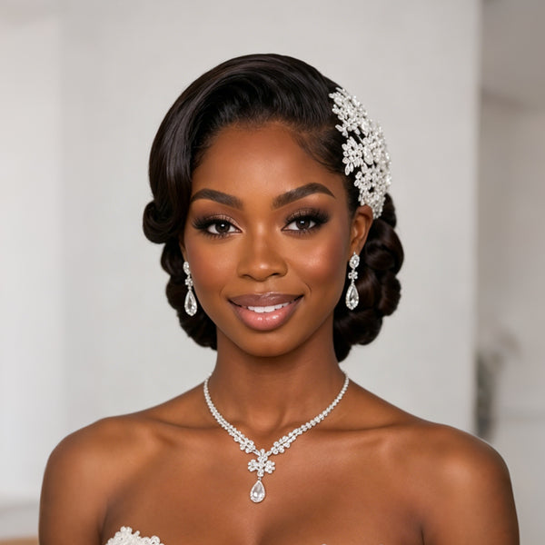 Bequeen Diamond Bloom Wedding Wig