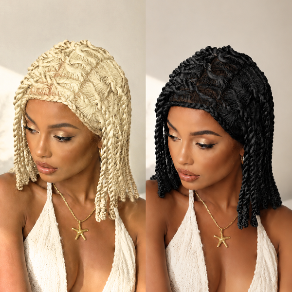 Bequeen Fashion Siren Blonde Braid Full Lace Wig