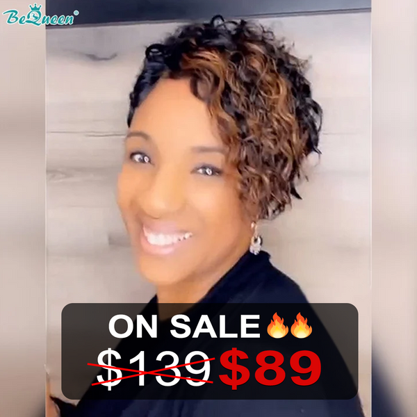 Bequeen Sexy Highlight Wavy Short Wig (USA)