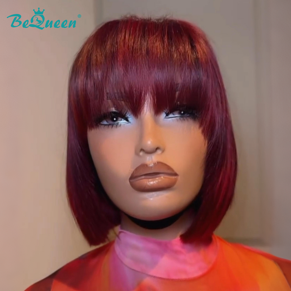 BEQUEEN 99J Straight Bang Bob Wig